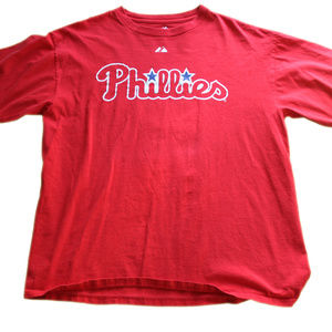 Philadelphia Phillies #6 Ryan Howard Majestic Red